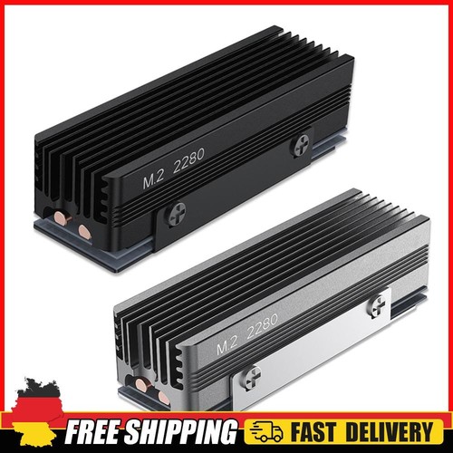 M.2 SSD-K��hlk?rper 2 Kupfer-Heatpipes K��hler f��r M.2 NVMe 2280 SSD