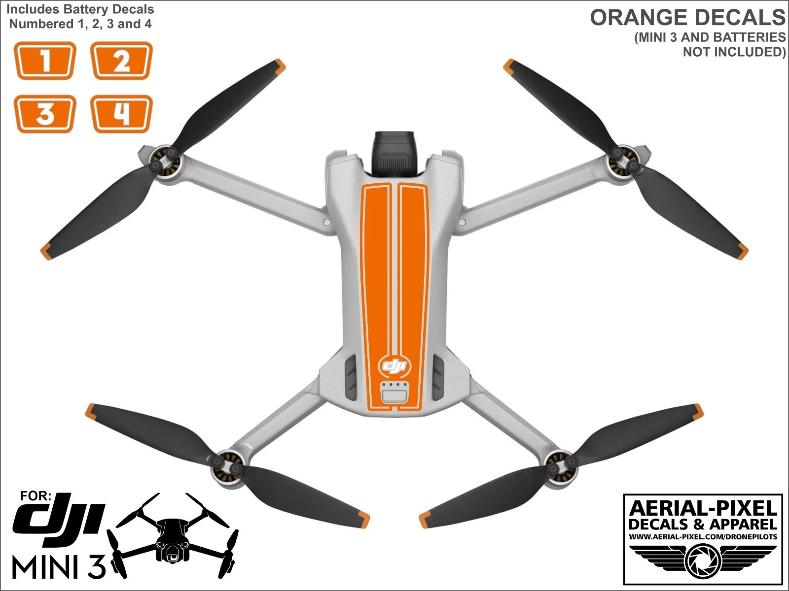 Orange Decal