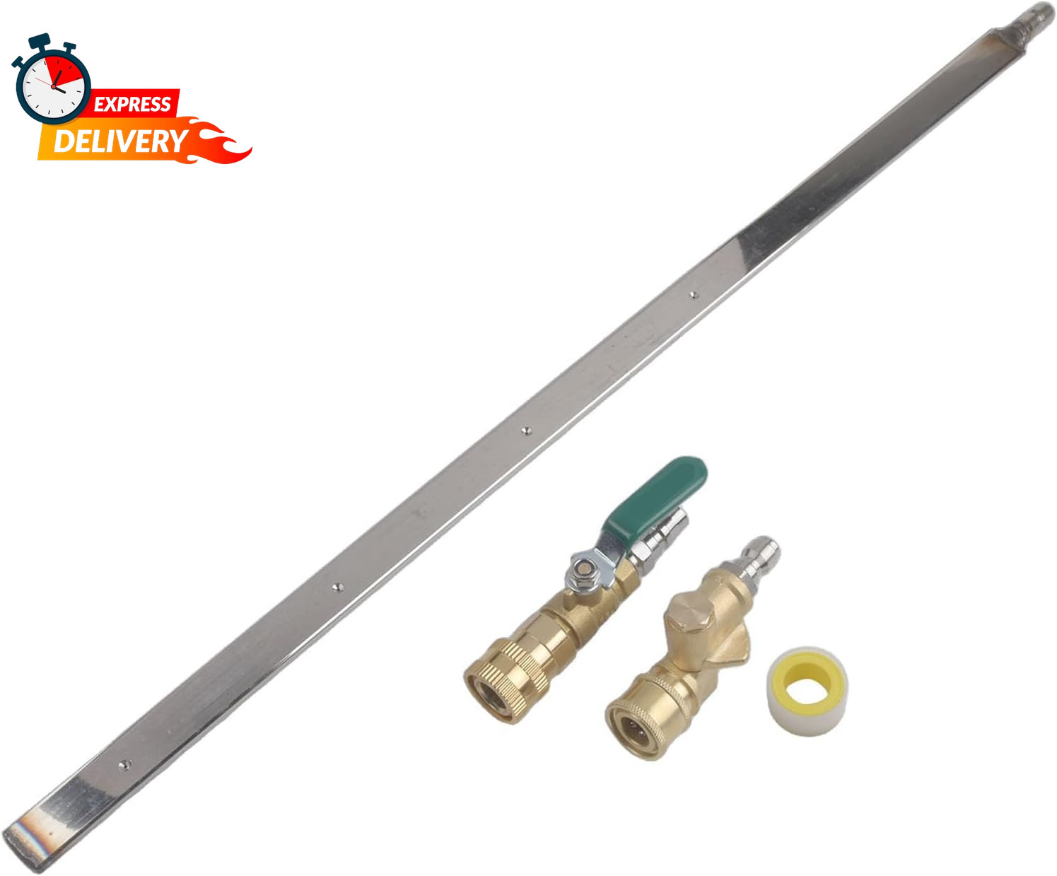 Portable Pressure Radiator Cleaning Wand,2025 New Car Radiator Cleaning Tool,24'