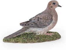 Various Bird on Stump Statues (Mourning Dove), Multi Colors