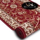Modern Hall Carpet Runner BCF "MORAD" Klasyk flowers classic CLARET 60-150 cm