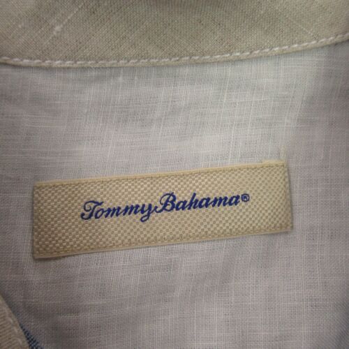 Tommy Bahama Shirt Mens XL Short Sleeve button Up Pockets Linen Outdoors - Picture 3 of 8