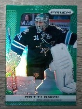 2013 14 ANTTI NIEMI RARE GREEN EMERALD variant PANINI PRIZM SAN JOSE SHARKS