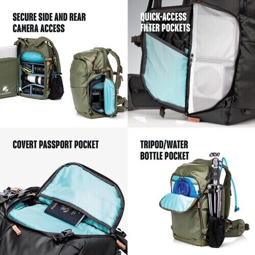 Shimoda Designs Explore v2 35L Photography Backpack Black 520-158 *No Core Unit* - Picture 11 of 13