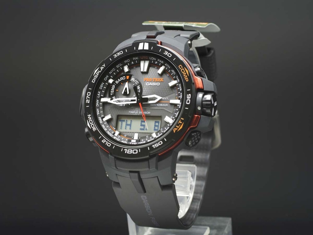 Casio Protrek Analog-Digital Triple Sensor Men's Watch PRW Casio Protrek Analog-Digital Triple Sensor Men's Watch PRW