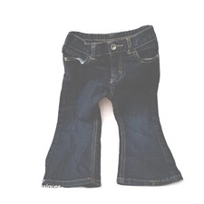 Jordache Flare Jeans Horse Logo Y2K 90s, Dark Wash, Size 24 Months, Excellent 