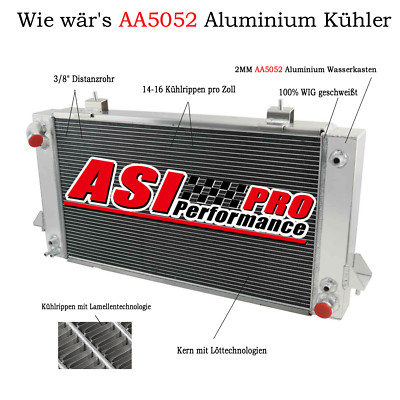 3 Reihe Aluminium Kühler Für Land Rover Range Rover Discovery 1/2 3.9 4.0L 87-98