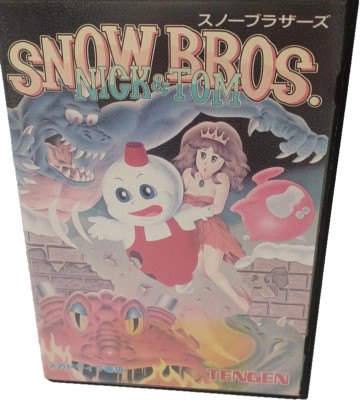 Tengen SEGA Mega Drive MD Snow Bros. SNOW BROS. NICK and TOM