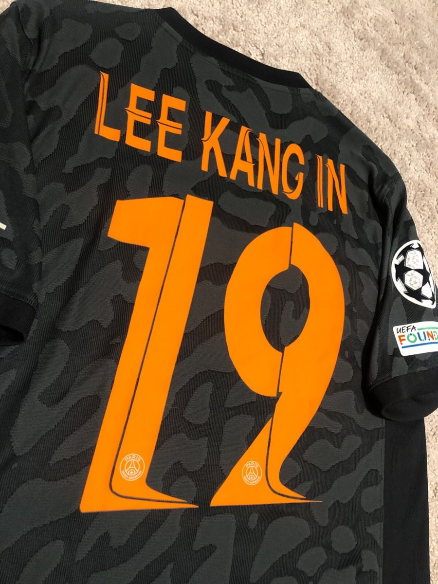 【正規品】PSG THIRD 2024 LEE KANG IN Lee Kang In Signed PSG 23/24 Third Shirt with Premium Frame