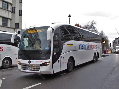 Excalibur, London BL14LSV National Express 6x4 Qualität Bus & Reisebus Foto 