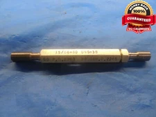 15/64 80 UNS 3B THREAD PLUG GAGE .234375 GO NO GO P.D.'S = .2263 & .2285 NS-3B