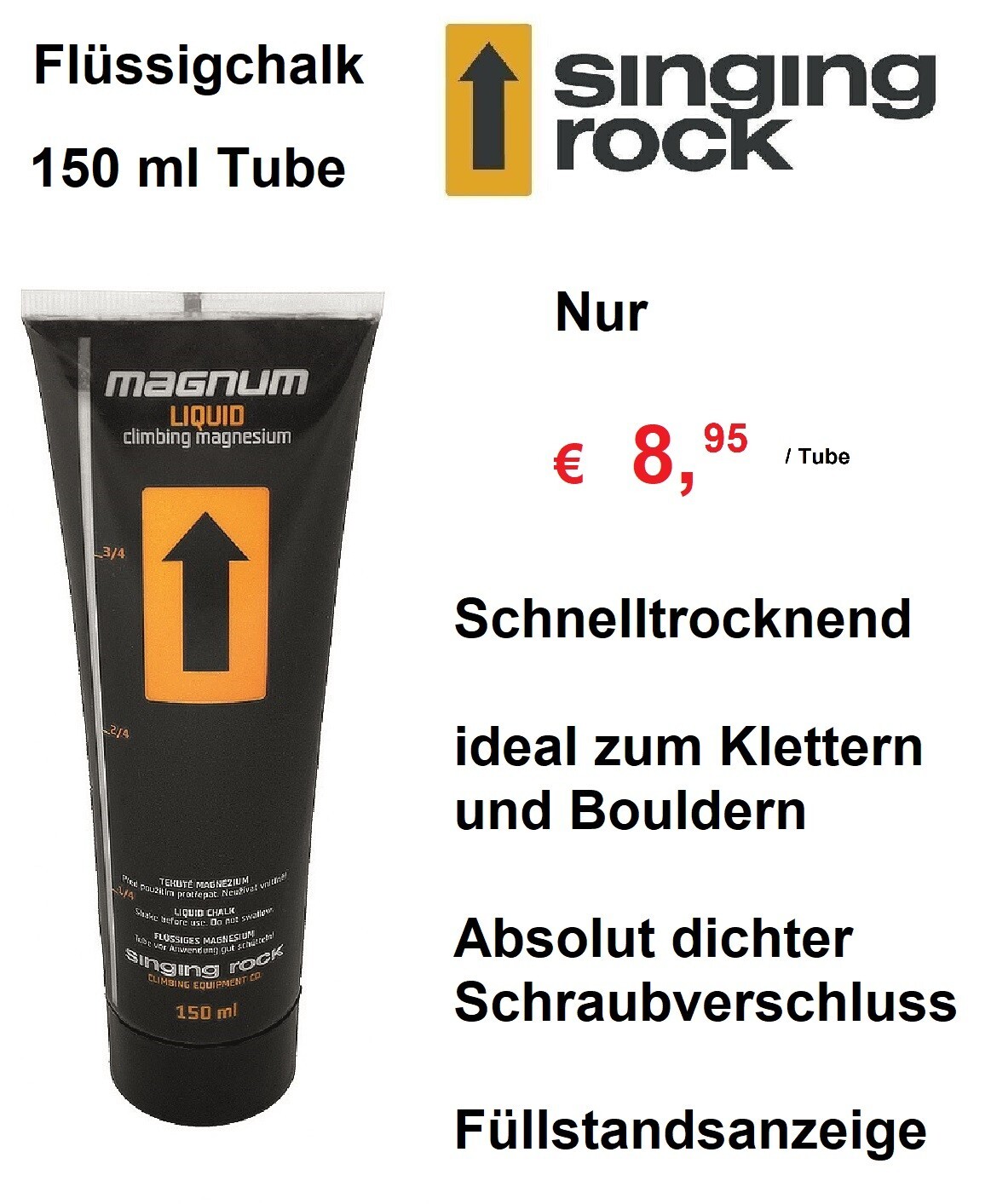 Tiza líquida magnesia 150 ml tiza líquida tiza deportiva tubo escalada