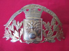 PLAQUE CASQUE POMPIER COMMUNE DE LA BRIDOIRE EN SAVOIE