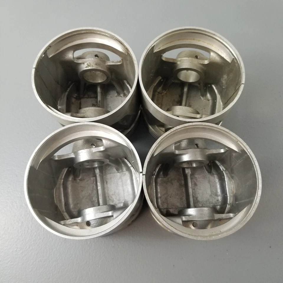 4 pistones Ford BB-6110 .060 nuevos originales de gran tamaño 1928-34 modelo A y B Cyl Foto 4 de 4