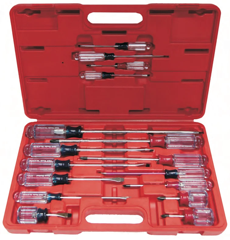 Acetate Master Mechanic's Screwdriver 16 Piece Set T&E Tools A78016