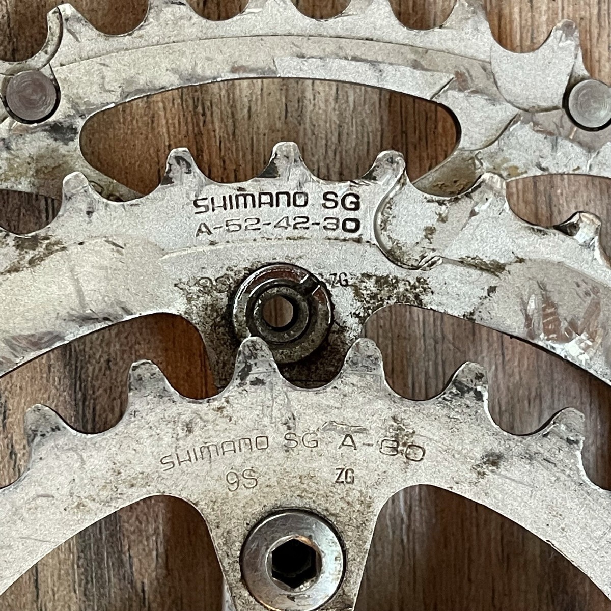 Shimano Ultegra FC-6500 6503 9 Speed Triple Crankset 172.5 52 42