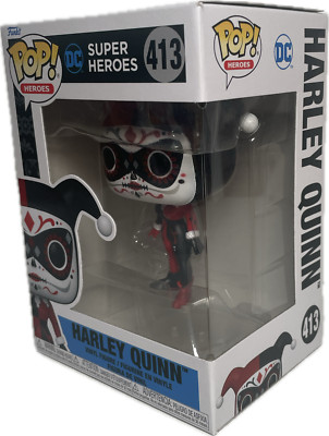 Funko POP Heroes 413 | Harley Quinn | DC | Dia de los Muertos | NEU