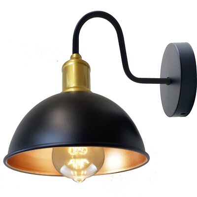 Vintage Industrie Wandleuchte Metall Lampenschirm Modern Wandlampe Fassung Leuchte