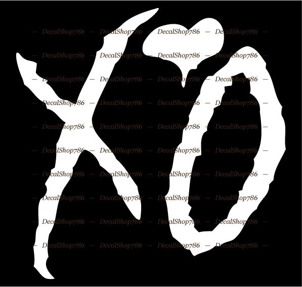OVOXO - The Weeknd Drake - YOLO - Vinyl Die-Cut Peel N' Stick Decal / Sticker
