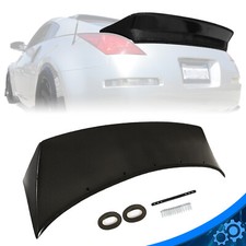 Rear Trunk Spoiler Wing Ducktail Lip Carbon Fiber Color For 2003-08 Nissan 350z