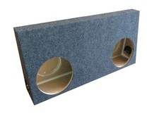 2000 Ford F250 F350 SUPERCREW CAB 4 DOOR 2-10" Subwoofer Sub Box charcoal