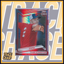 2022 Panini Elite Extra Edition Baseball Tyler Schweitzer Status Red 187/299