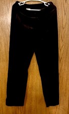 Jaclyn Smith Holiday Velour Pants Black Women's Size Medium Kmart
