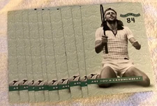 VINTAGE BJORN BORG  AMEX PROMO POSTCARD LOT OF 10 