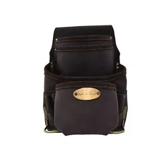Style n Craft 90926 - 10 Pocket Nail & Tool Pouch in Oiled Top Grain Leather
