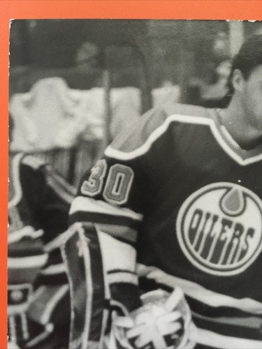 Vintage Edmonton Oilers Bill Ranford Autograph Postcard - Picture 3 of 7