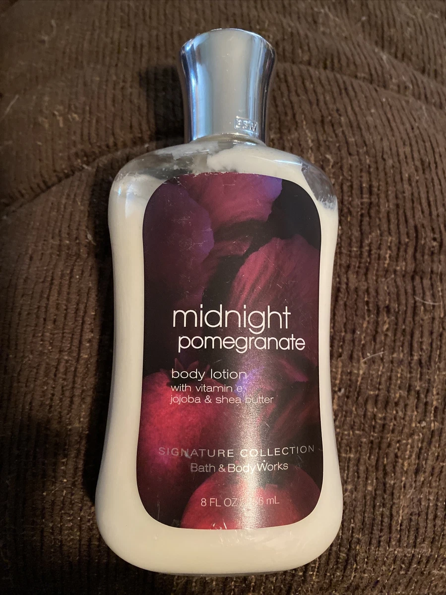Bath Body Works Midnight Pomegranate Shea Butter Lotion 8oz New