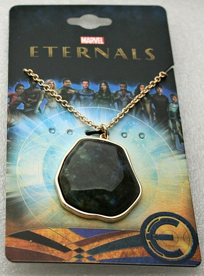 Marvel Comics Eternals Opallike Infinity Stone Necklace Pendant New