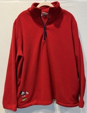 Vintage Mickey Mouse Fleece Pullover Sweatshirt Disney Direct XL