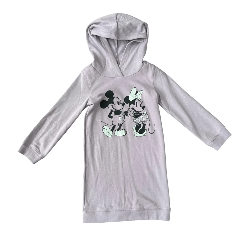 Vestido con Capucha Gap Disney Mickey Mouse y Minnie Mouse Talla 5 Nuevo con Etiquetas Foto 2 de 4