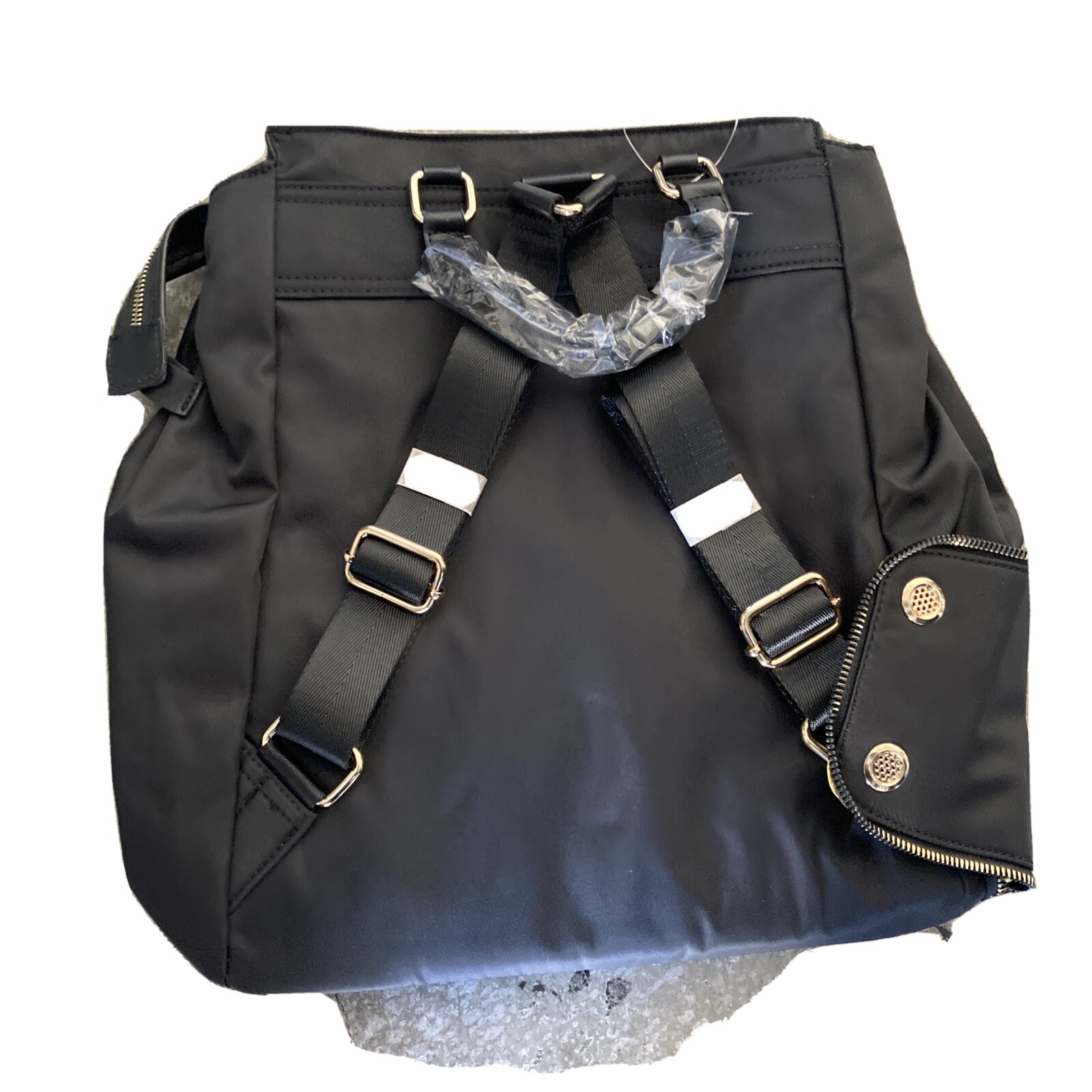 Stylish Laptop Backpack with Multiple Pockets and Shoe Compartment NWT-image