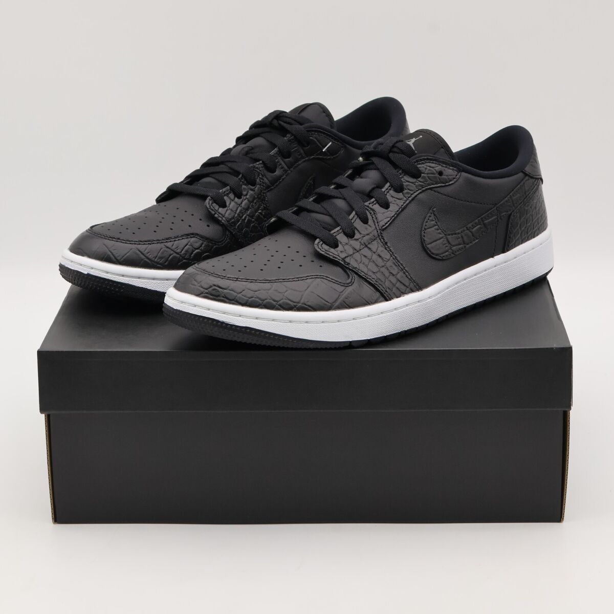 DD9315-003 Nike Air Jordan 1 Low Golf Black Crocodile Skin DD9315-003 Nike Air Jordan 1 Low Golf Black Crocodile Skin