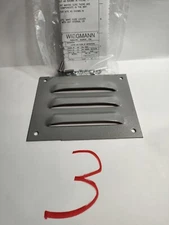 Wiegmann Louver Cover Plate Kit WAVK0403 Gray 4x3 Metal Enclosure Ventilation