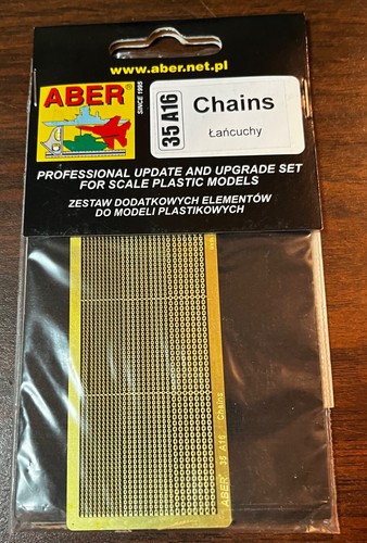CHAINS ABER BRASS DETAILING PHOTOETCH 1/35 ABER 35 A16 35A16