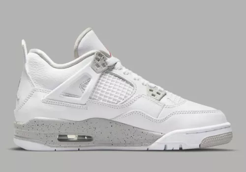 Nike Air Jordan 4 Retro Mid White Oreo Jordan 4 Oreo GS DJ4699-100 - Foto 2 di 8