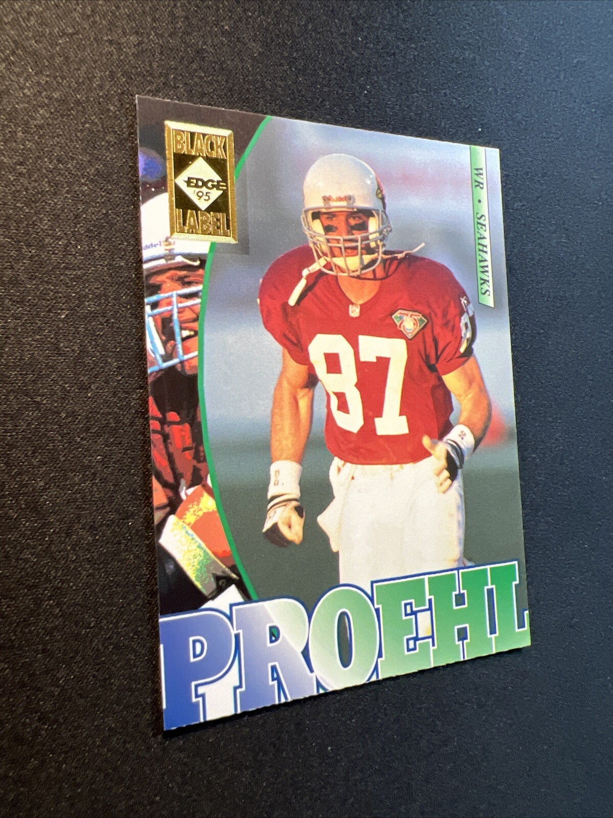 187 Ricky 1995 Collector's Edge - Ricky Proehl #187 Black Label for sale online ...