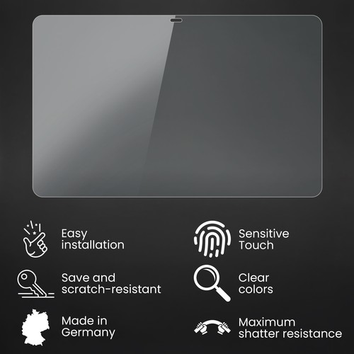 Film de protection Bruni 2x pour protection d'écran Mediacom SmartPad 11 Azimut 3 Pro - Photo 3/8
