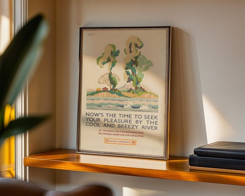 1927 Now_s the Time to Seek Olive Grace Bourne Retro Vintage Train Poster Print - Picture 5 of 7