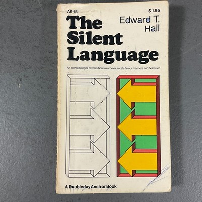 The Silent Language by Edward T. Hall Doubleday Anchor Books Vintage PB 1973