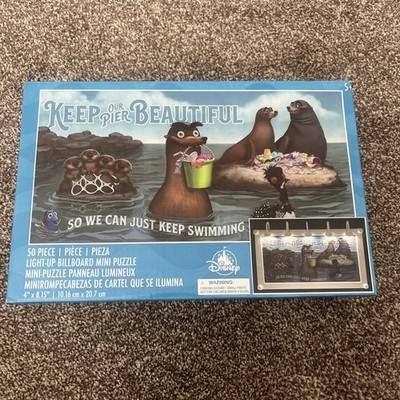 Disney Parks Findet Dorie beleuchtete Werbetafel 50 Stück Mini Puzzle