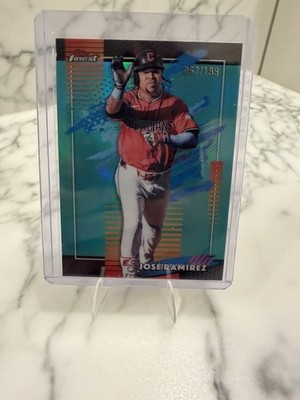 2026 Topps Finest Jose Ramirez Uncommon Aqua Refractor /199