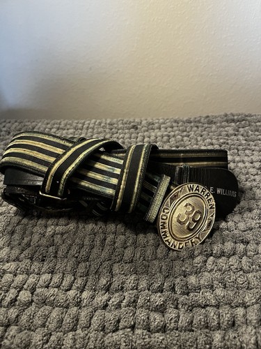 Vintage Knights Templar Belt & Buckle Circa 1870-1880