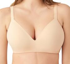 Wacoal Women's How Perfect Soft Cup Wireless Bra, Sand Nude 5, 32B