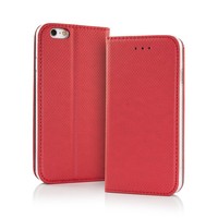 Book Cover Smart Magnet FüR Samsung Galaxy S21 Fe Rot HüLle Tasche Etui