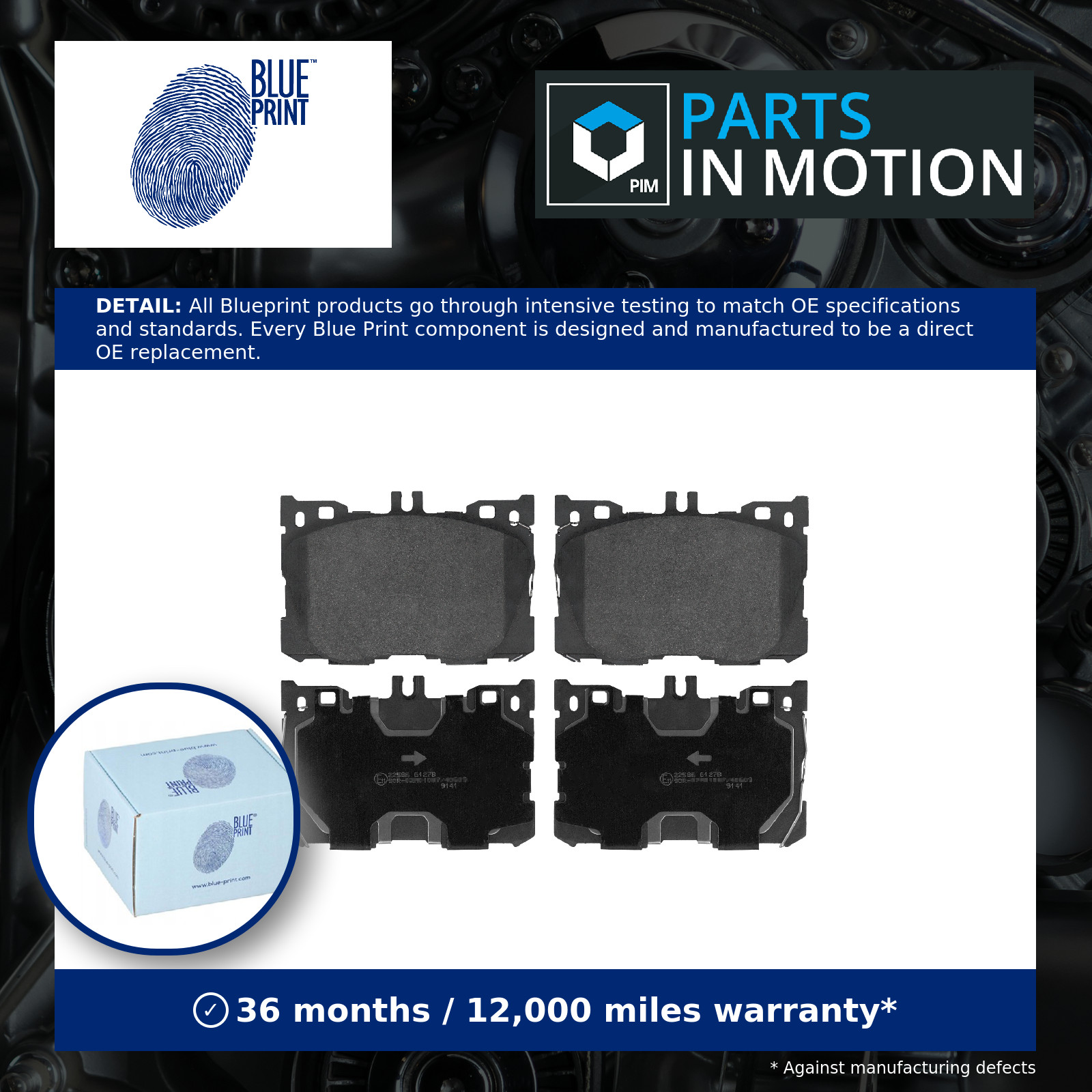 Brake Pads Set fits MERCEDES GLC220D C253, X253 2.0D Front 19 to 23 OM654.920 - Image 20
