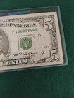 1995 $5 Dollar Bill Banknote US Federal — photo 4